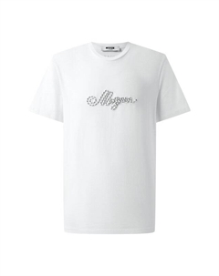 Хлопковая футболка Msgm