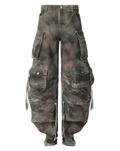 Хлопковые брюки-карго The attico