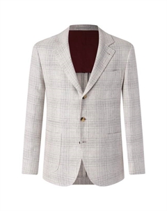 Пиджак изо льна и шерсти Brunello cucinelli