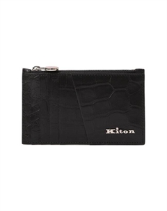 Футляр для кредитных карт из кожи аллигатора Kiton