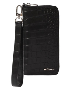 Портмоне из кожи аллигатора Kiton