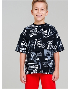 Фуфайка трикотажная для мальчиков (футболка) Playtoday tween