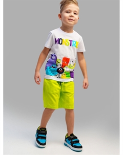 Комплект трикотажный для мальчиков: фуфайка (футболка), шорты Playtoday kids