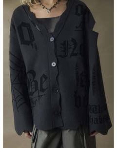 Кардиган оверсайз с принтом для девочек Sela