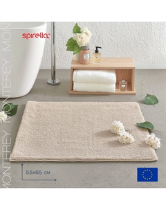 Коврик для ванной 55x65см Monterey, бежевый Spirella