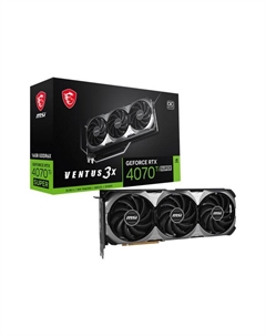 Видеокарта PCI-E GeForce RTX 4070 Ti SUPER (RTX 4070 Ti SUPER 16G VENTUS 3X OC) 16GB GDDR6X 256bit 5nm 2640/21000MHz 3*DP/HDMI RTL Msi