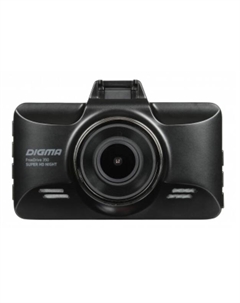 Видеорегистратор Digma FreeDrive 350 SUPER HD NIGHT черный, 3Mpix, 1296x2304, 1296p, MS8336, 3" IPS, microSD, miniUSB, (1160688)