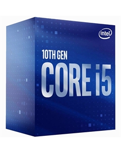 Процессор Intel Core i5-10400, 2.9ГГц, (Turbo 4.3ГГц), 6-ядерный, L3 12МБ, LGA1200, BOX