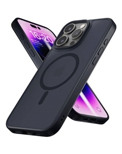 Чехол для Apple iPhone 16 Pro Max Zibelino MagSafe Matte черный