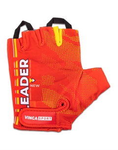 Велоперчатки, Leader, красные с серым, VG 913 Leader Red (XXL) Vinca sport
