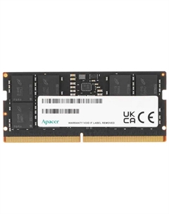 Оперативная память Apacer SODIMM DDR5 16GB 4800MHz (AS16GHB48CTBBGH)