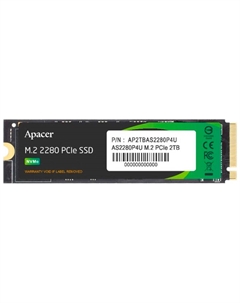 SSD накопитель Apacer AS2280P4 M.2 2000 Гб PCIe 3D ТLC (AP2TBAS2280P4U-1)
