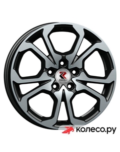 Литой диск Renault Arkana (R242) 6.5x17/5*114.3 D66.1 ET50 BK/FP Replikey
