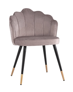 Стул Камилла велюр пепельно-розовый Stool group