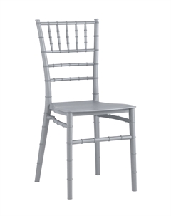 Стул Chiavari (Кьявари) пластик серебряный Stool group
