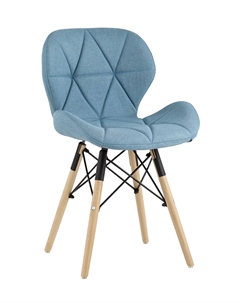 Стул Бон рогожка голубой Stool group