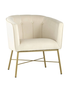 Кресло Шале велюр бежевый Stool group