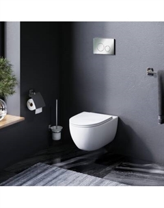 IS49051.111700 Комплект: инсталляция с подвесным унитазом FlashClean, с сиденьем микролифт и клавишей Am.pm.