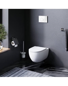 IS49001.111700 Комплект: инсталляция с подвесным унитазом FlashClean, с сиденьем микролифт и клавишей Am.pm.