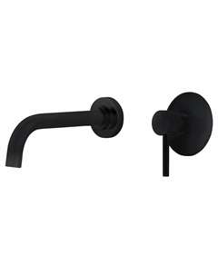 Смеситель ABBER Wasser Kreis AF8112B для раковины скрытого монтажа, черный матовый Abber