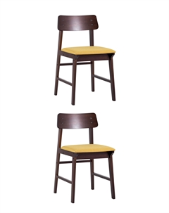 Стул ODEN желтый 2 шт. Stool group