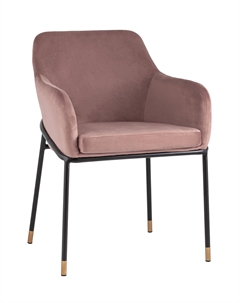 Стул Сандра велюр пыльно-розовый Stool group