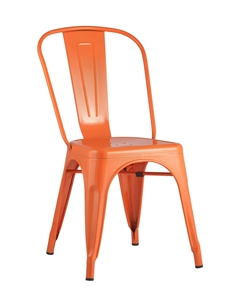 Стул TOLIX оранжевый глянцевый Stool group