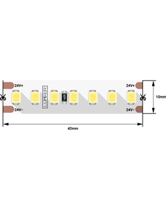 Светодиодная лента 1м. 17W 6000K DSG2168-24-W-33 Designled