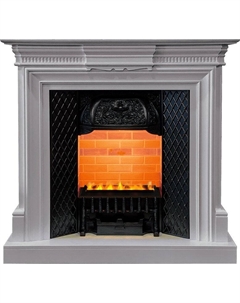 Каминокомплект Chelsea - Grey (Ширина 1080 см) с очагом Cassette 400 LNH-INT PS (без дров) Dimplex