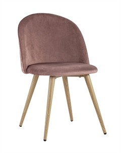 Стул Лион велюр с ромбами розовый Stool group