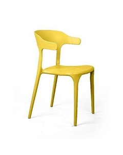 Стул Leo, первичный пластик желтый Top concept