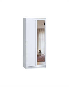 Шкаф-купе Эконом-2-100-240 Белый с зеркалом Диван.ру