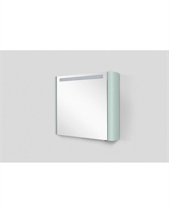 M30MCL0801GG Зеркальный шкаф с подсветкой 80 см, левый, мятный Am.pm.