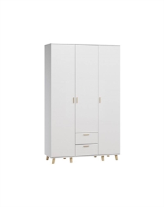Распашной шкаф Пронто-3-130-210 Белый Диван.ру