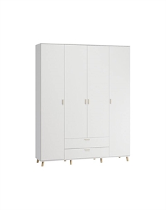 Распашной шкаф Пронто-4-190-240 Белый Диван.ру