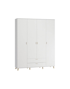 Распашной шкаф Пронто-4-170-210 Белый Диван.ру