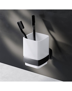 Стакан для зубных щеток настенный AM.PM Gem A9034322 стеклянный, черный Am.pm.