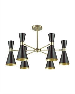 Потолочная люстра Quinn Black Lumion