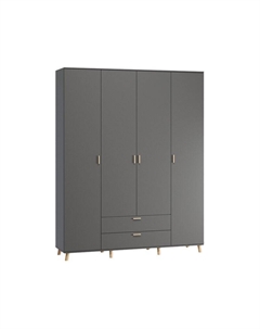 Распашной шкаф Пронто-4-190-240 Серый Диван.ру