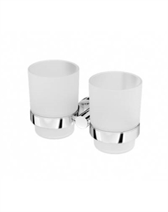 A74343400 Стеклянный стакан с настенным держателем, двойной Am.pm.