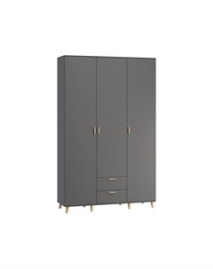 Распашной шкаф Пронто-3-130-210 Серый Диван.ру