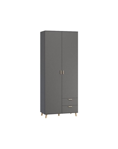 Распашной шкаф Пронто-2-90-210 Серый Диван.ру
