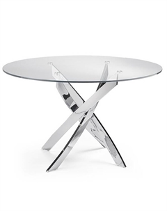 Стол обеденный F2133 /1061 стеклянный Ø130 Angel cerda