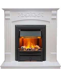 Каминокомплект Sorrento угловой - Белый дуб с очагом Brookline Black Dimplex