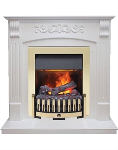 Каминокомплект Sorrento - Белый дуб с очагом Danville Brass FB2 Dimplex