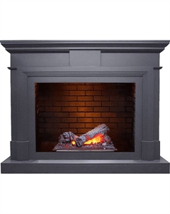 Каминокомплект Coventry - Серый графит / Кирпич с очагом Cassette 400 NH Dimplex