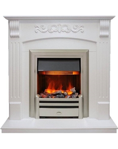 Каминокомплект Sorrento - Белый дуб с очагом Chesford Dimplex