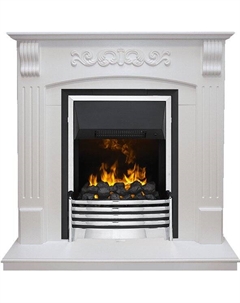 Каминокомплект Sorrento - Белый дуб с очагом Flagstaff Dimplex