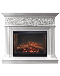 Каминокомплект Palace - Белый с серебром с очагом Symphony 30'' DF3020-INT Dimplex