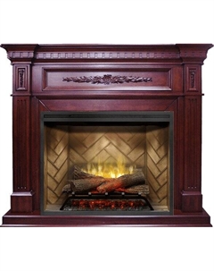 Каминокомплект Luxemburg - Темная вишня с очагом Revillusion RBF30 Dimplex